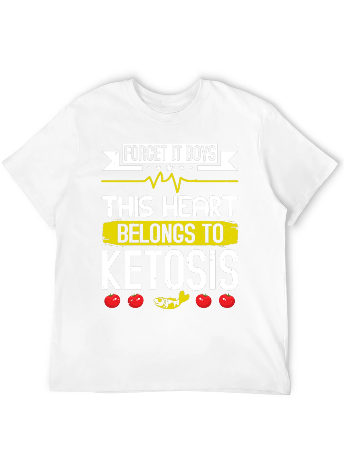 Keto Diet T-Shirt - This Heart Belongs to Ketosis