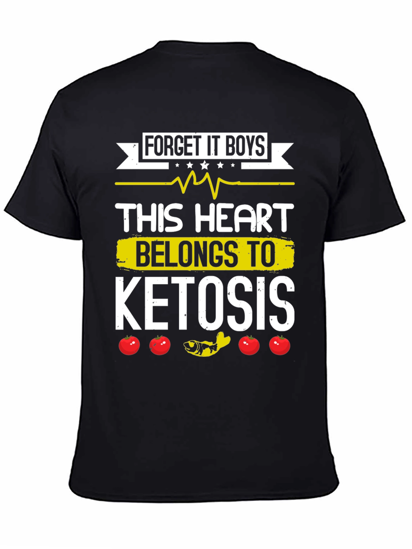 Keto Diet T-Shirt - This Heart Belongs to Ketosis