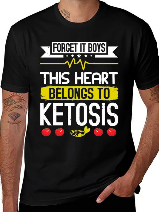 Keto Diet T-Shirt - This Heart Belongs to Ketosis