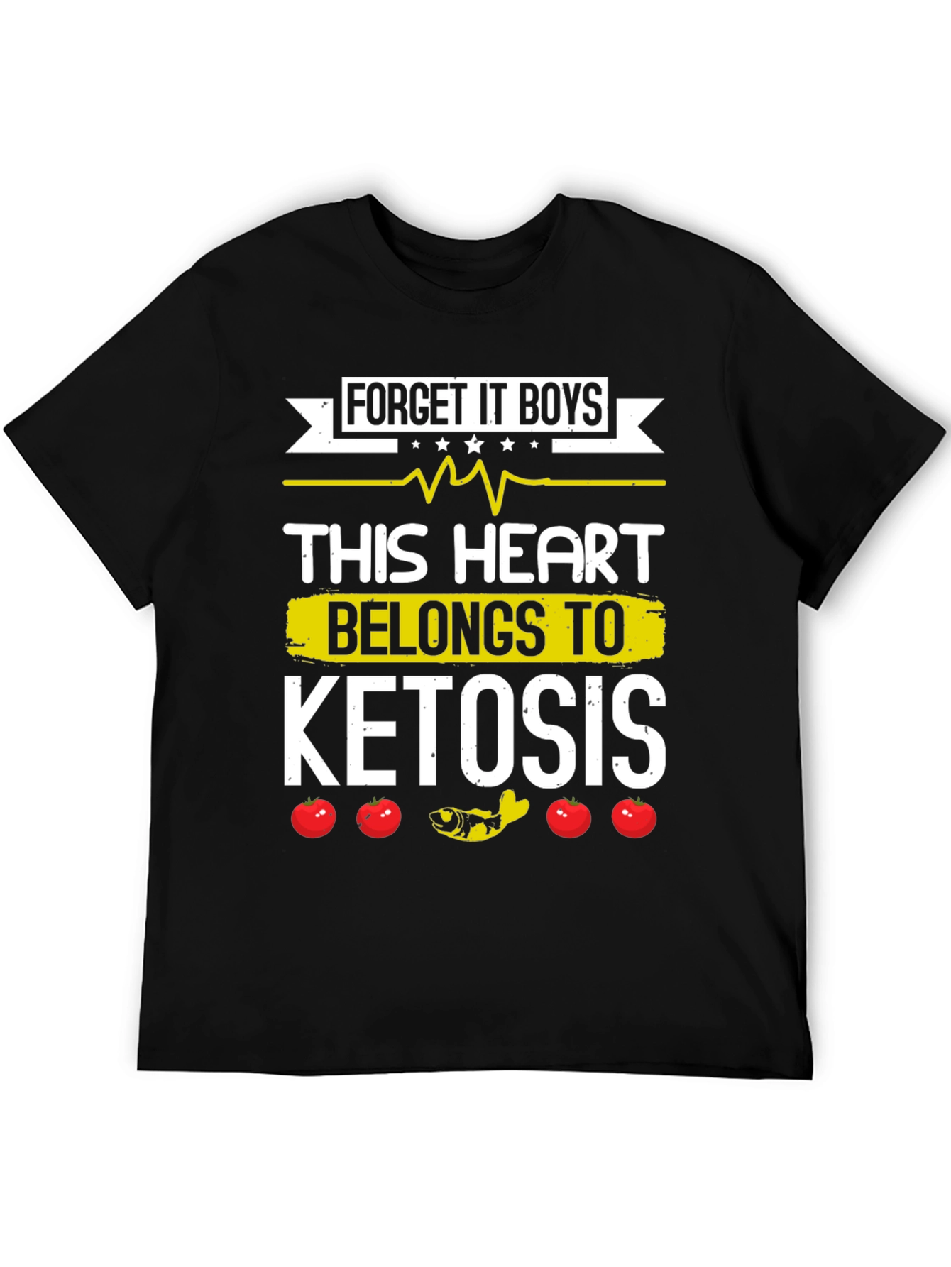 Keto Diet T-Shirt - This Heart Belongs to Ketosis