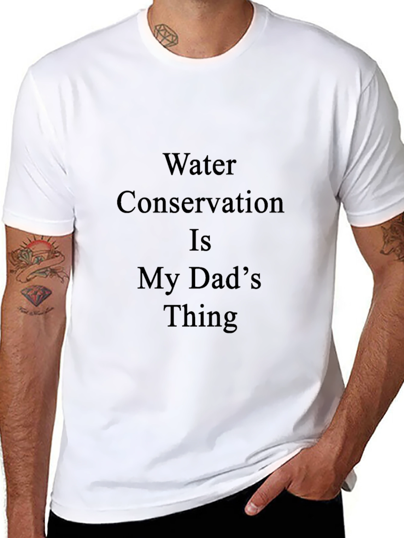 Water Conservation Dad T-Shirt
