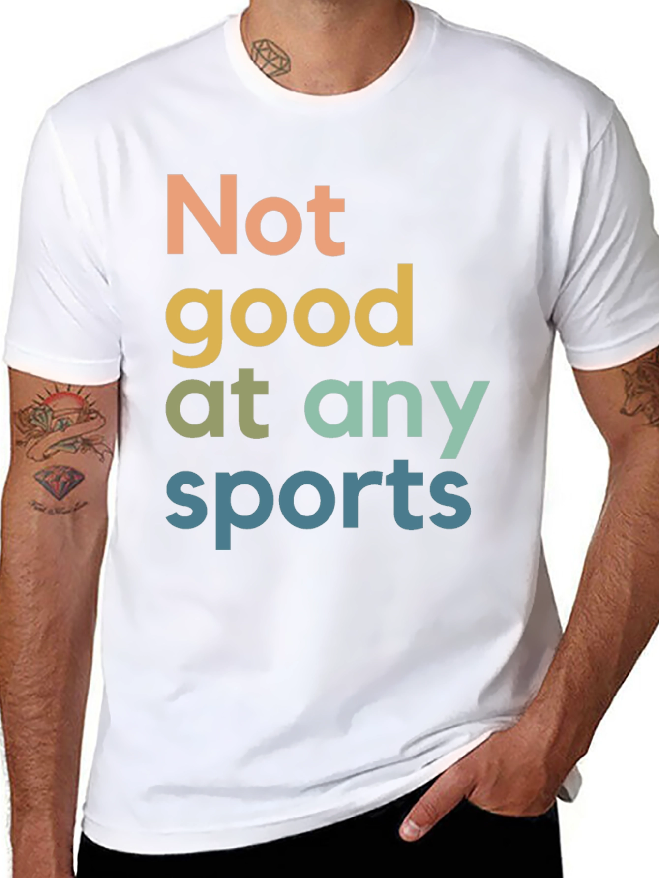 Not Good at Any Sports Graphic T-Shirt