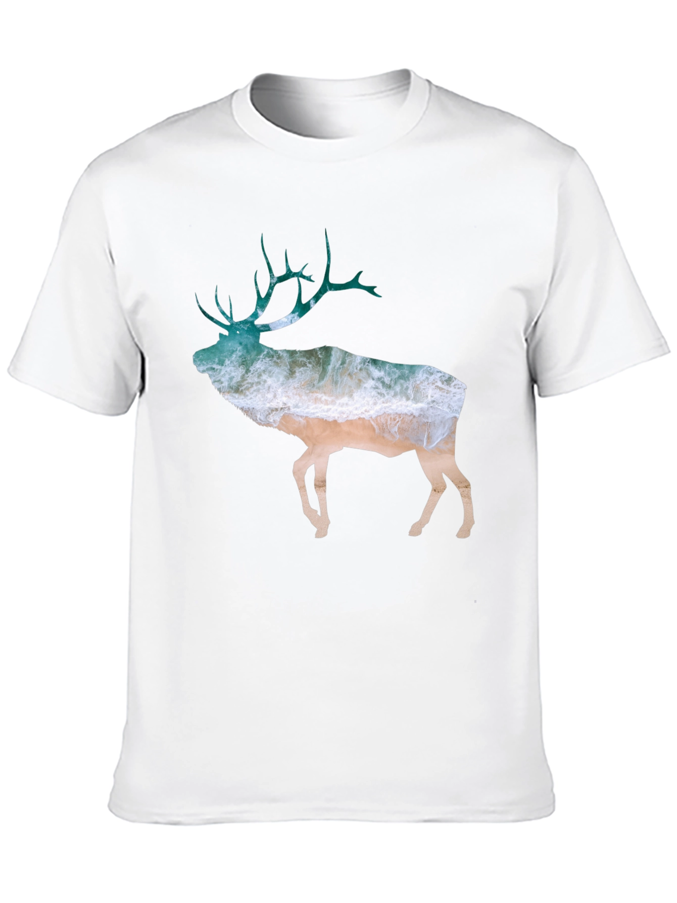Nature-Inspired Deer Graphic Tee