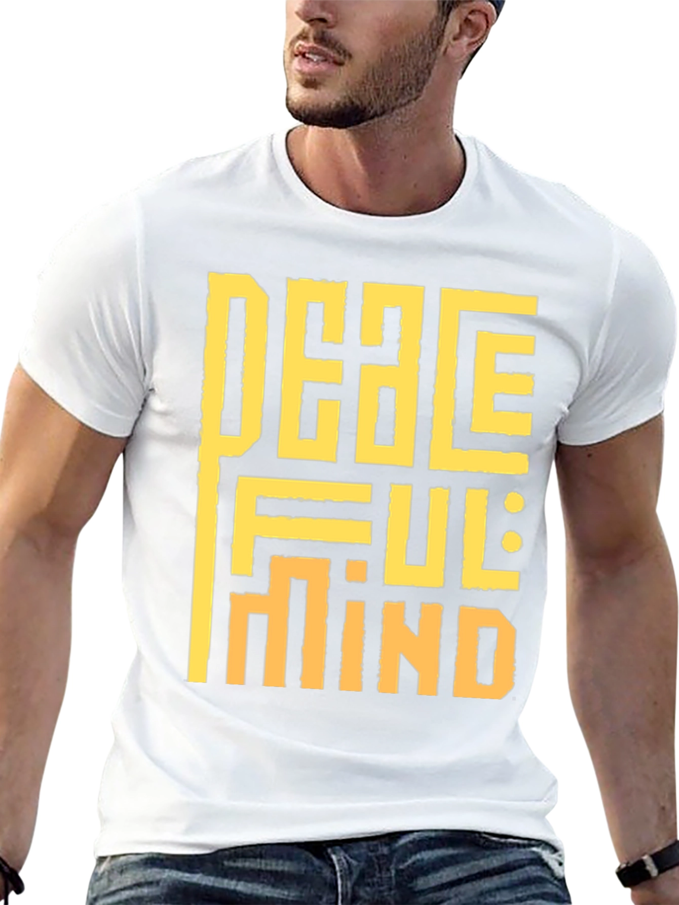 Peaceful Mind Graphic Tee - Stylish Relaxation