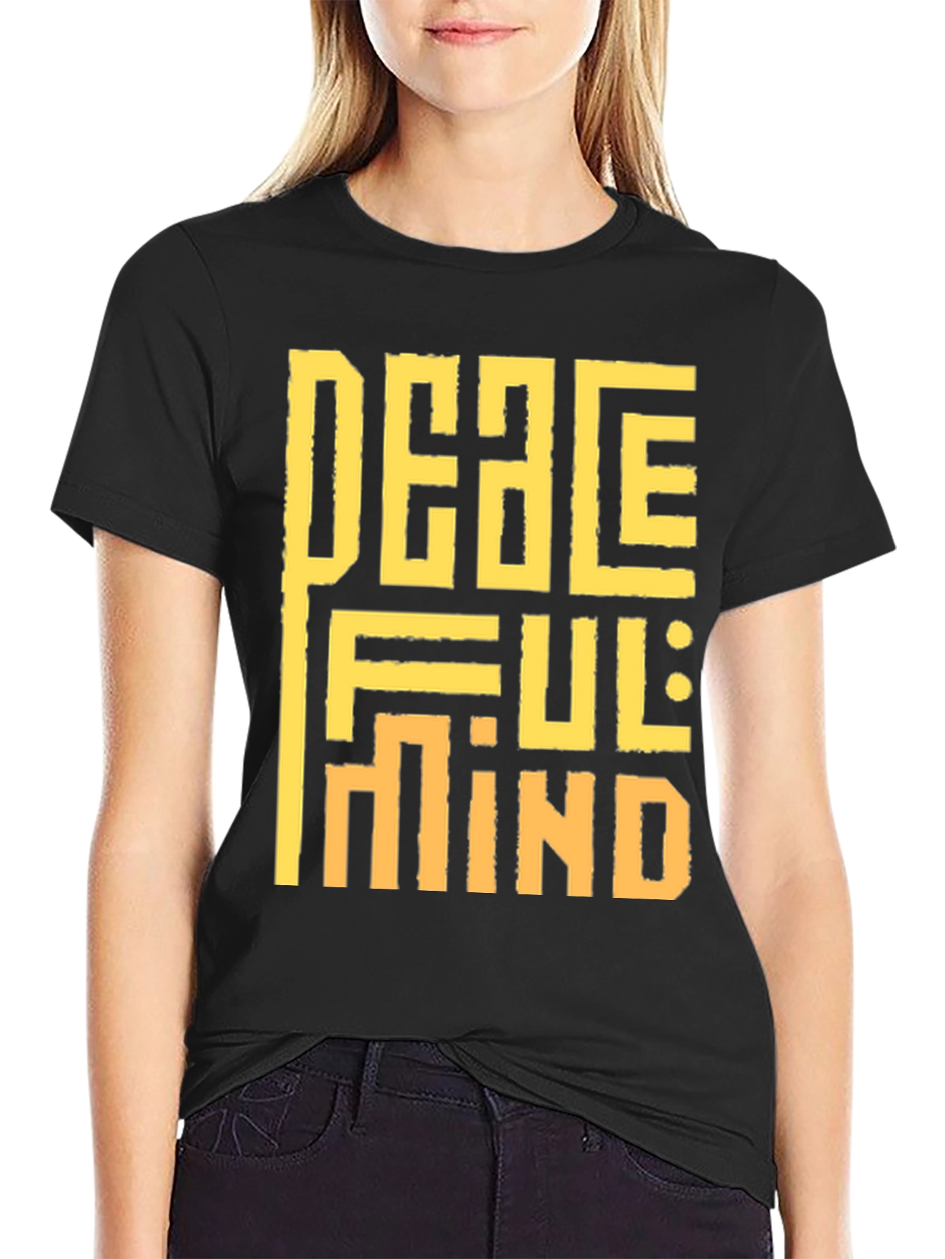 Peaceful Mind Graphic Tee - Stylish Relaxation