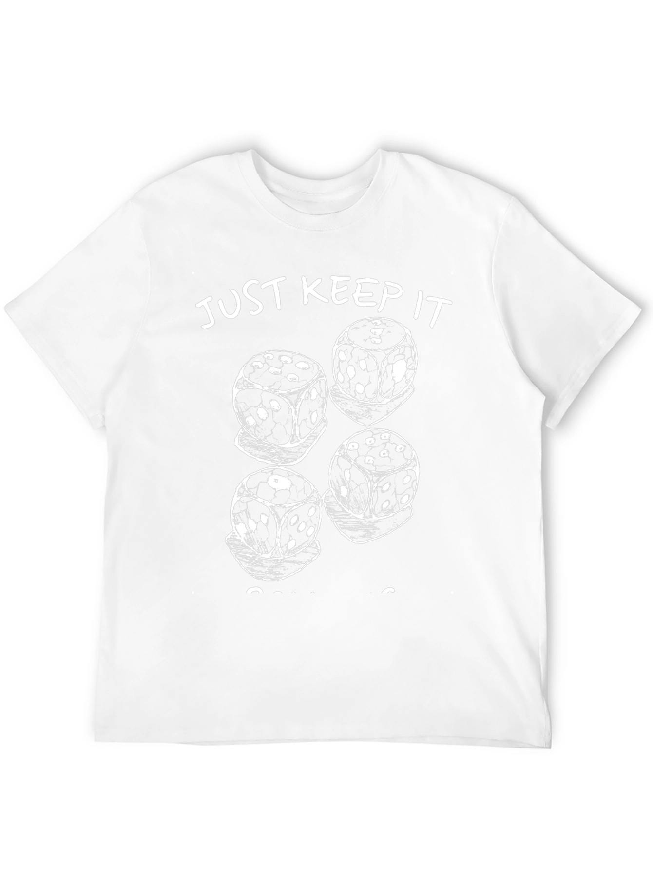Dice Graphic T-Shirt - Gamer Style Tee