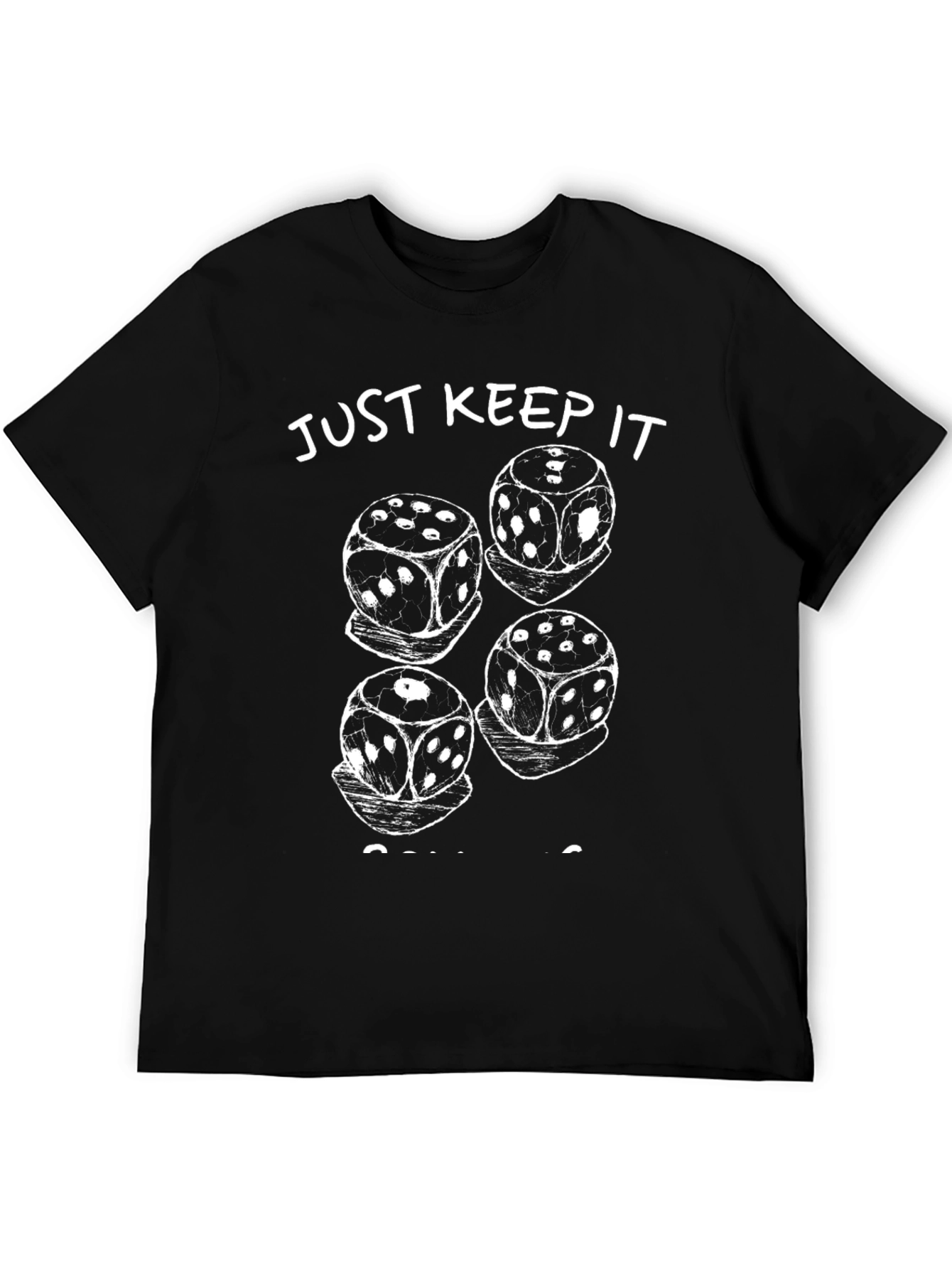 Dice Graphic T-Shirt - Gamer Style Tee