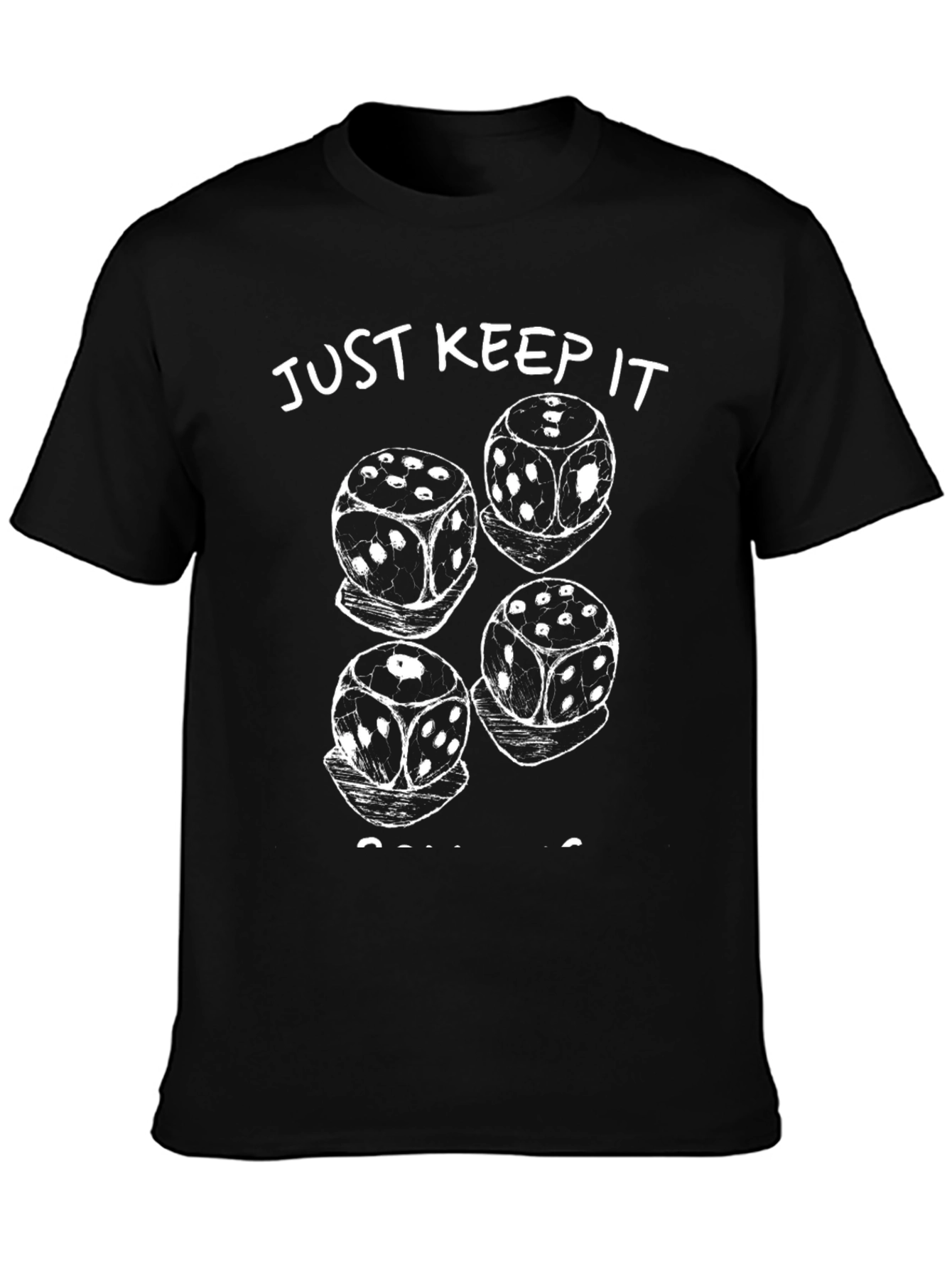 Dice Graphic T-Shirt - Gamer Style Tee