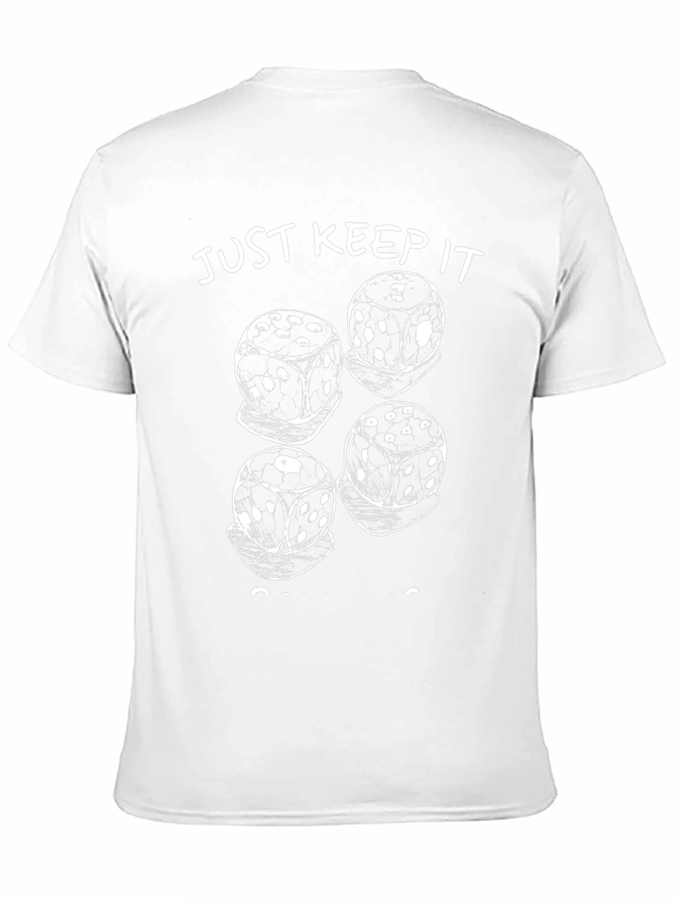 Dice Graphic T-Shirt - Gamer Style Tee