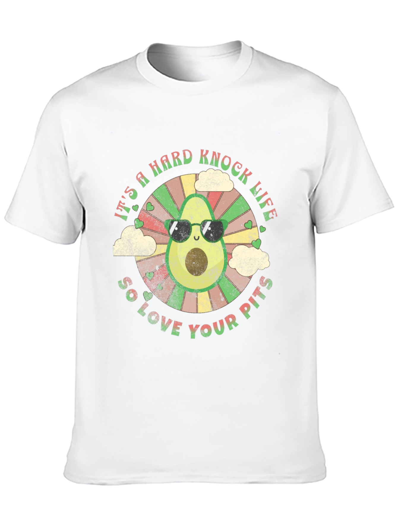 Avocado Hard Knock Life Graphic Tee