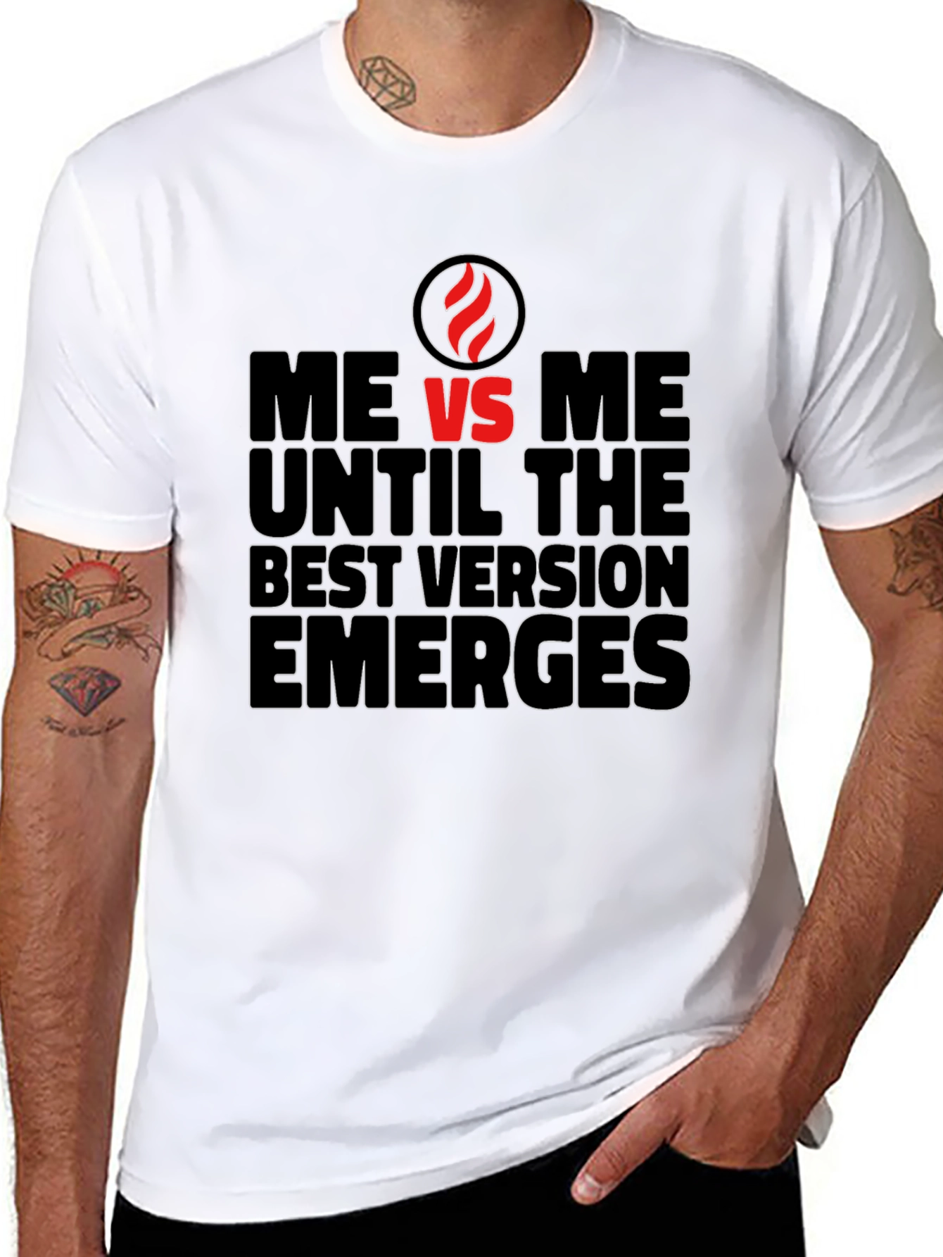 Me vs Me Best Version T-Shirt