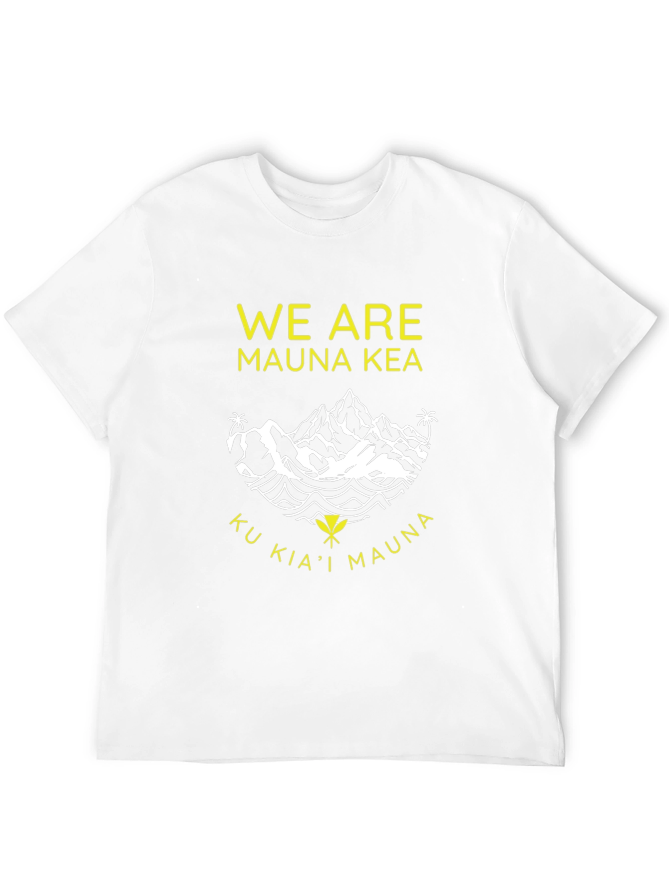 Mauna Kea Black Graphic Tee - Ku Kiai Mauna