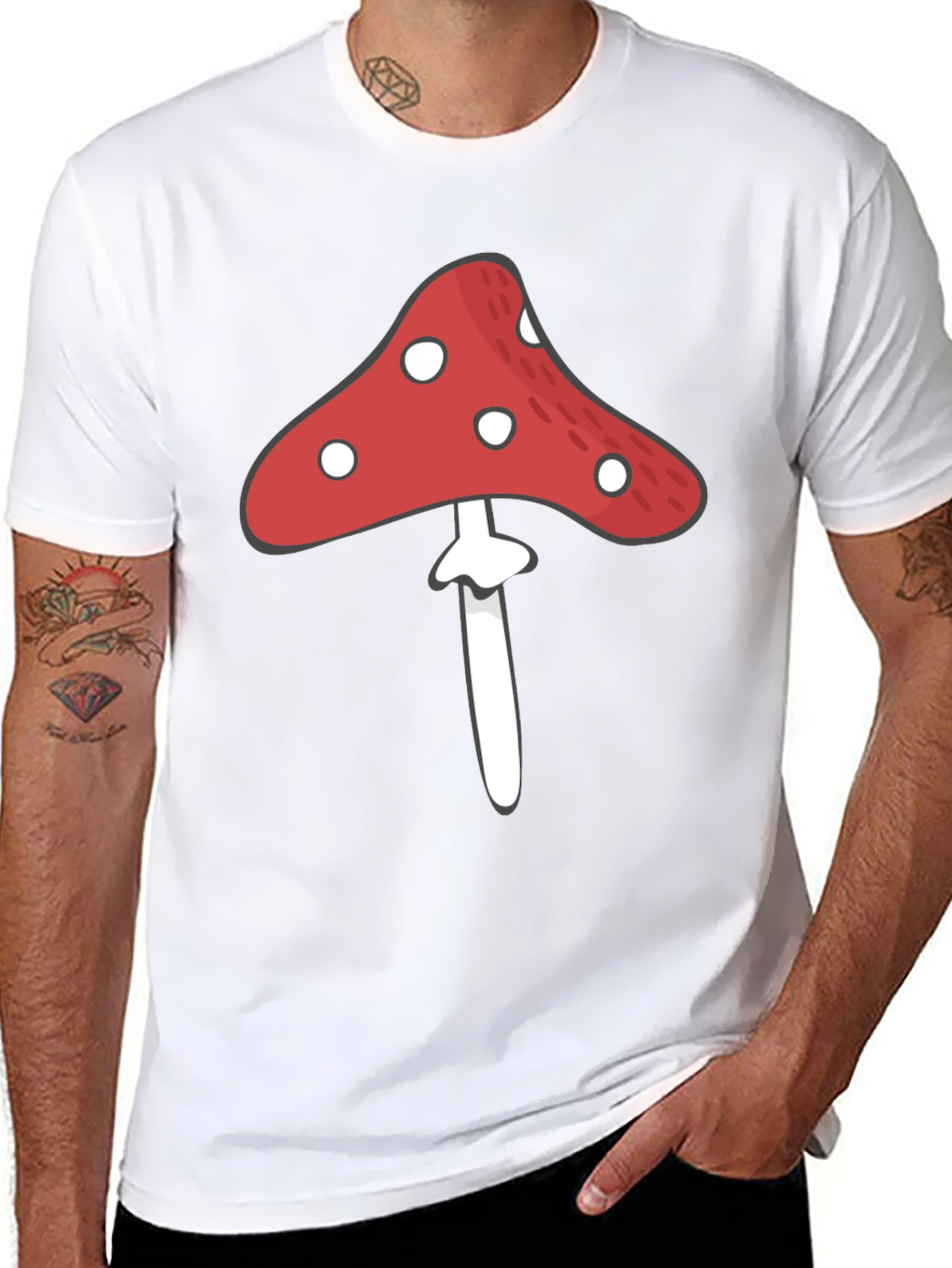 Mushroom Graphic Tee - Fly Agaric Design