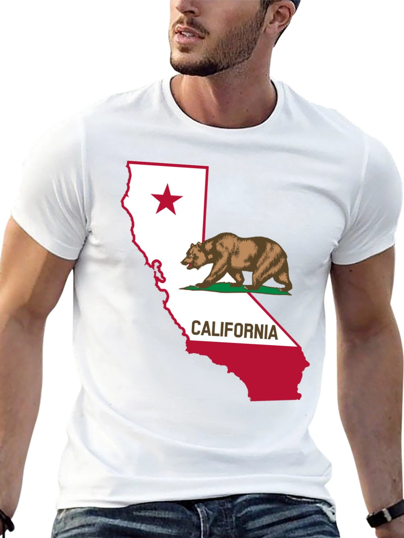 California Republic Bear T-Shirt - State Pride Tee