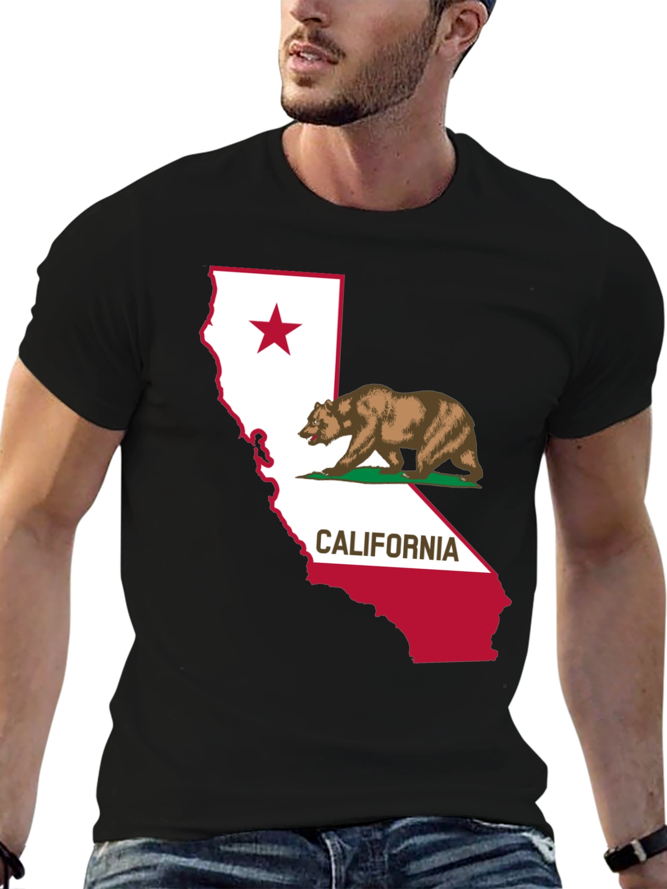California Republic Bear T-Shirt - State Pride Tee