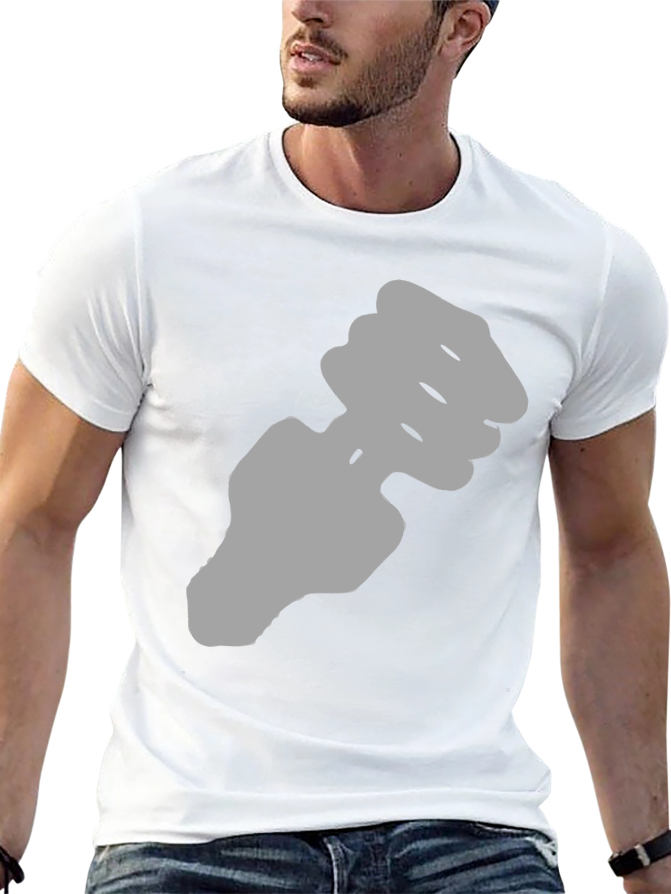 Mens Graphic T-Shirt - Abstract Design Casual Wear