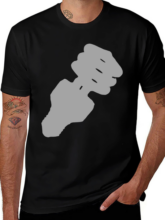 Mens Graphic T-Shirt - Abstract Design Casual Wear