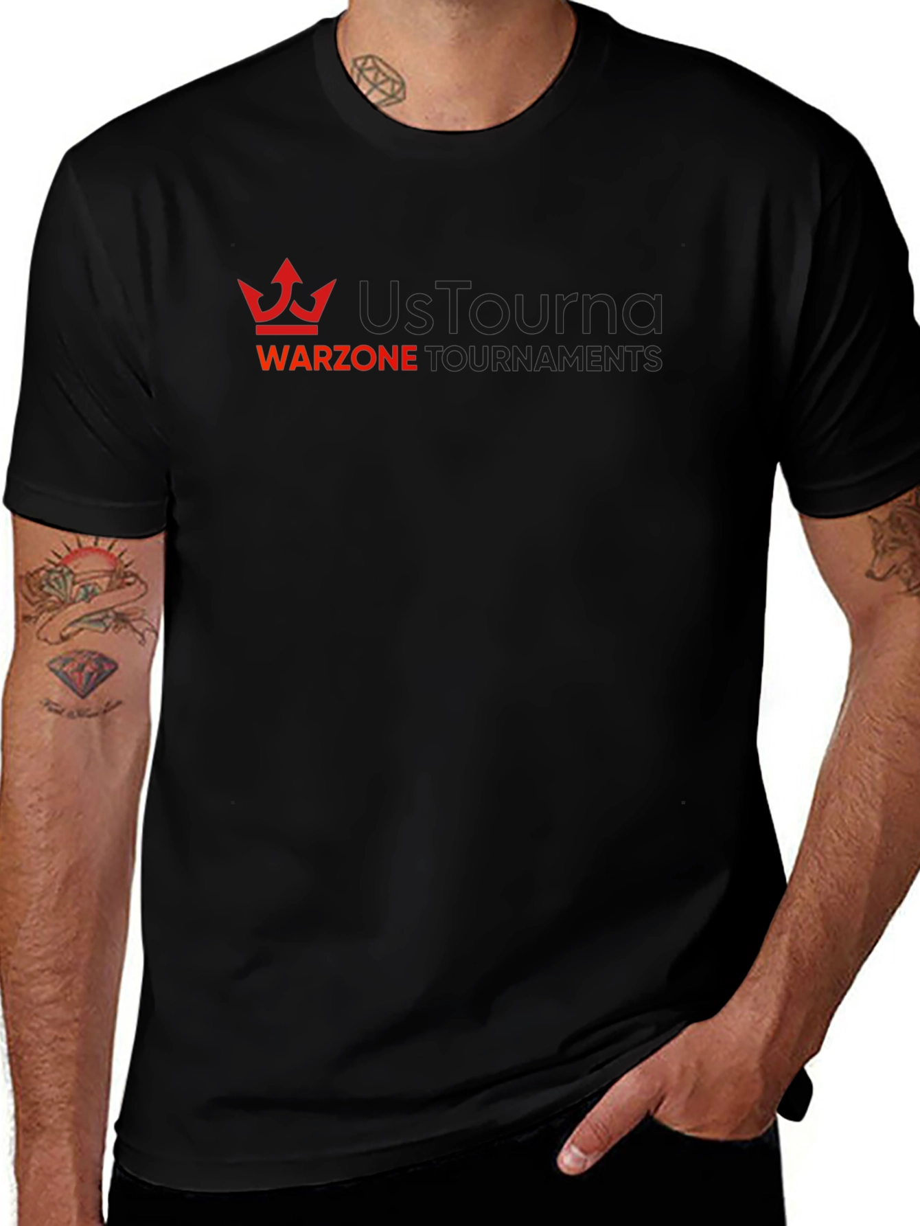 Warzone Tournaments Black T-Shirt