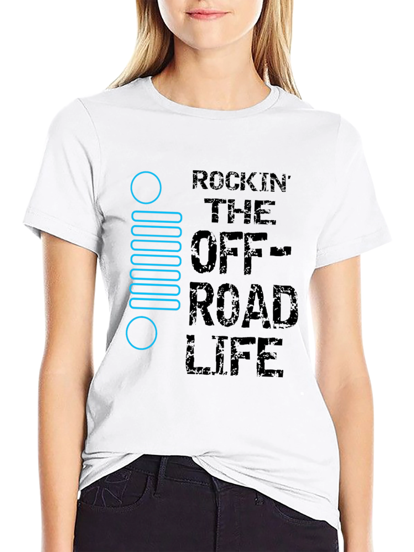 Rockin Off-Road Life Black T-Shirt