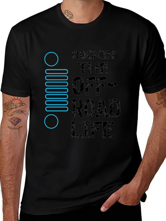 Rockin Off-Road Life Black T-Shirt
