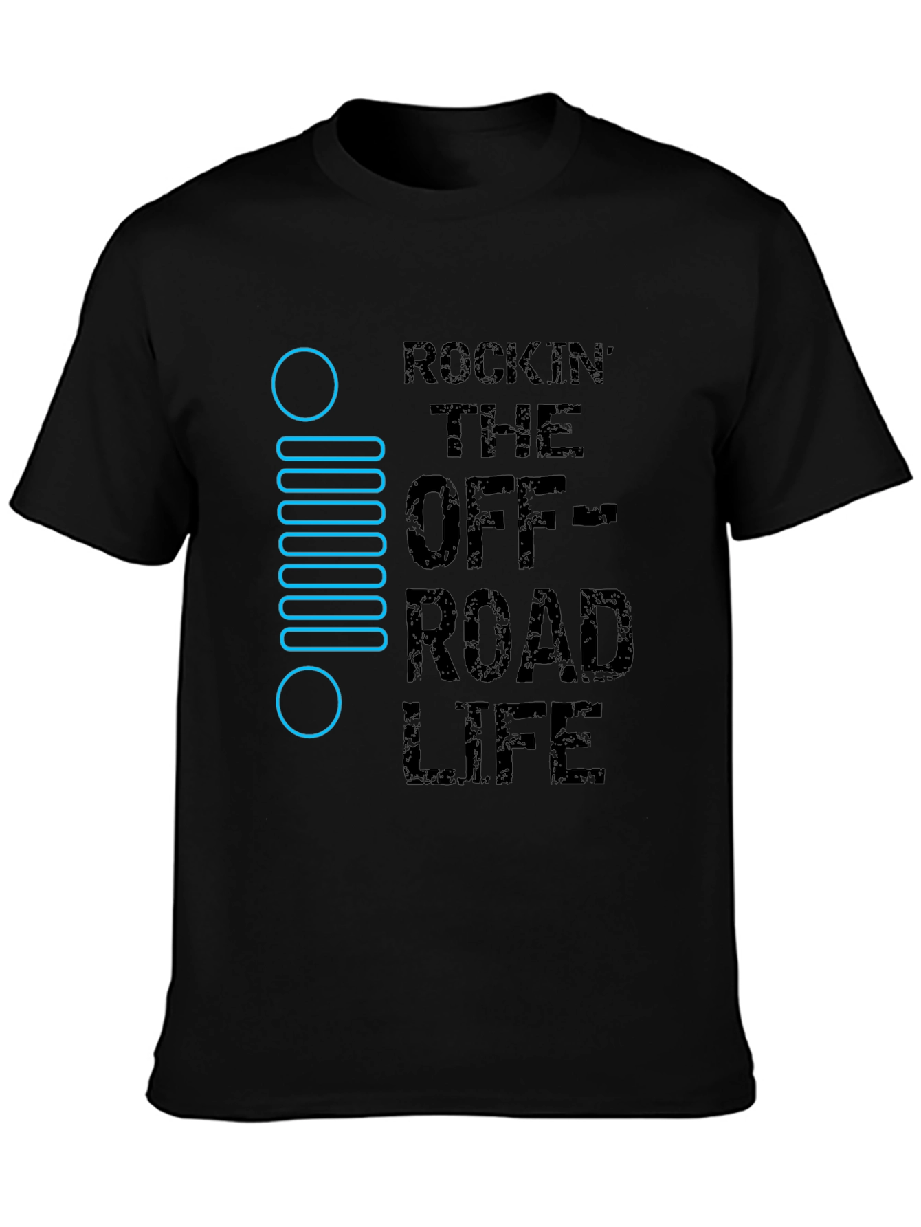 Rockin Off-Road Life Black T-Shirt