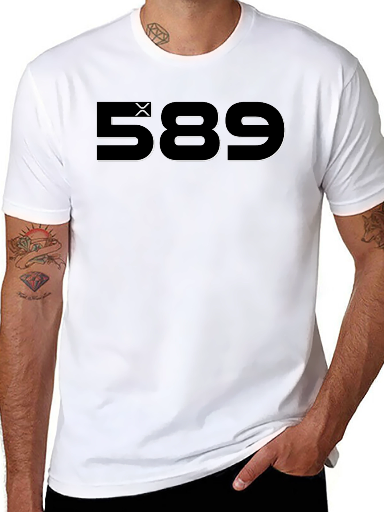 Black 589 Graphic Tee
