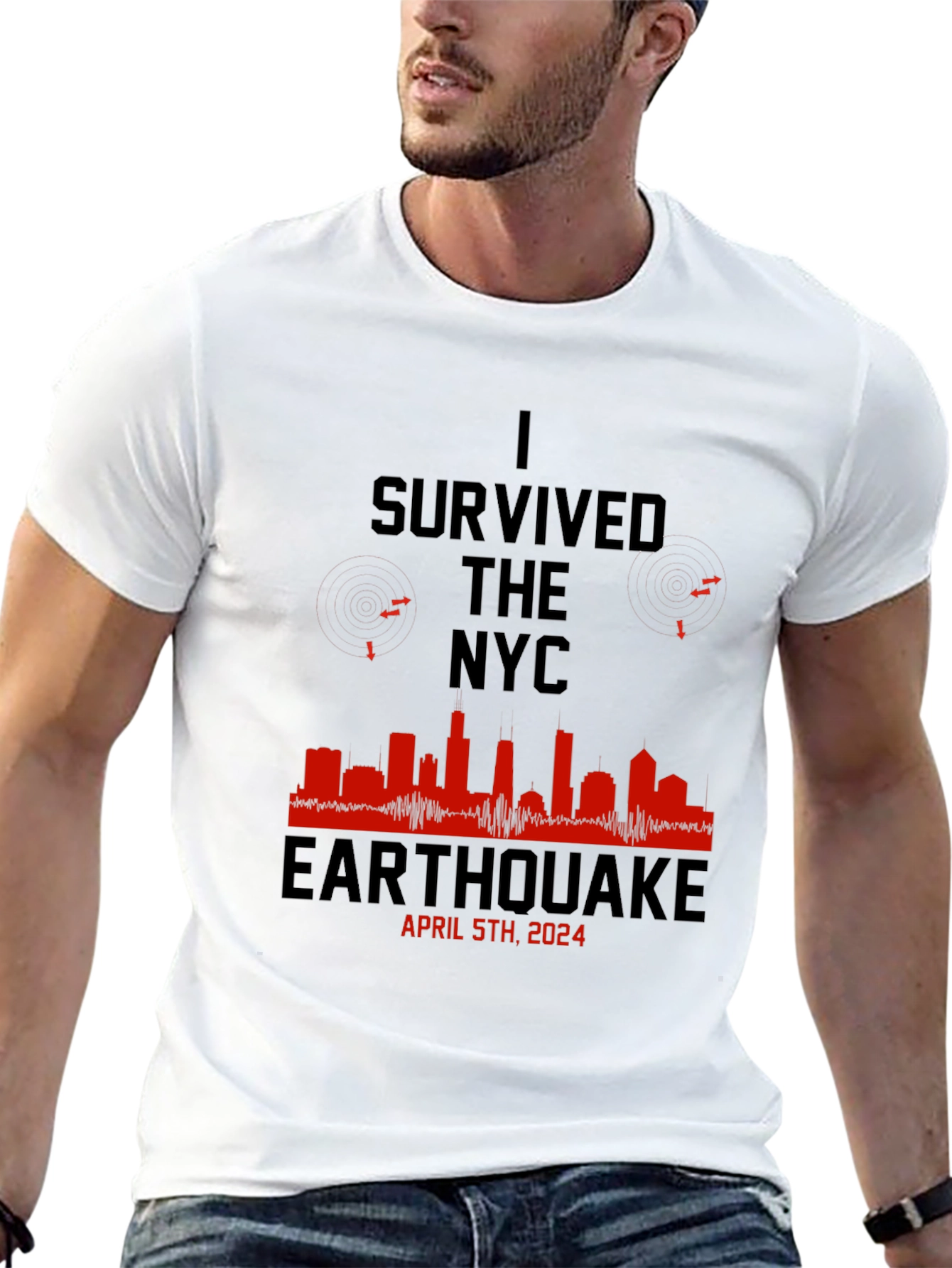 I Survived the NYC Earthquake April 5th 2024 T-Shirt