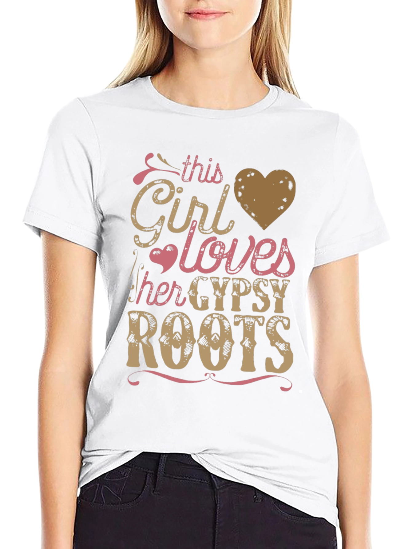 Gypsy Roots Womens Black T-Shirt