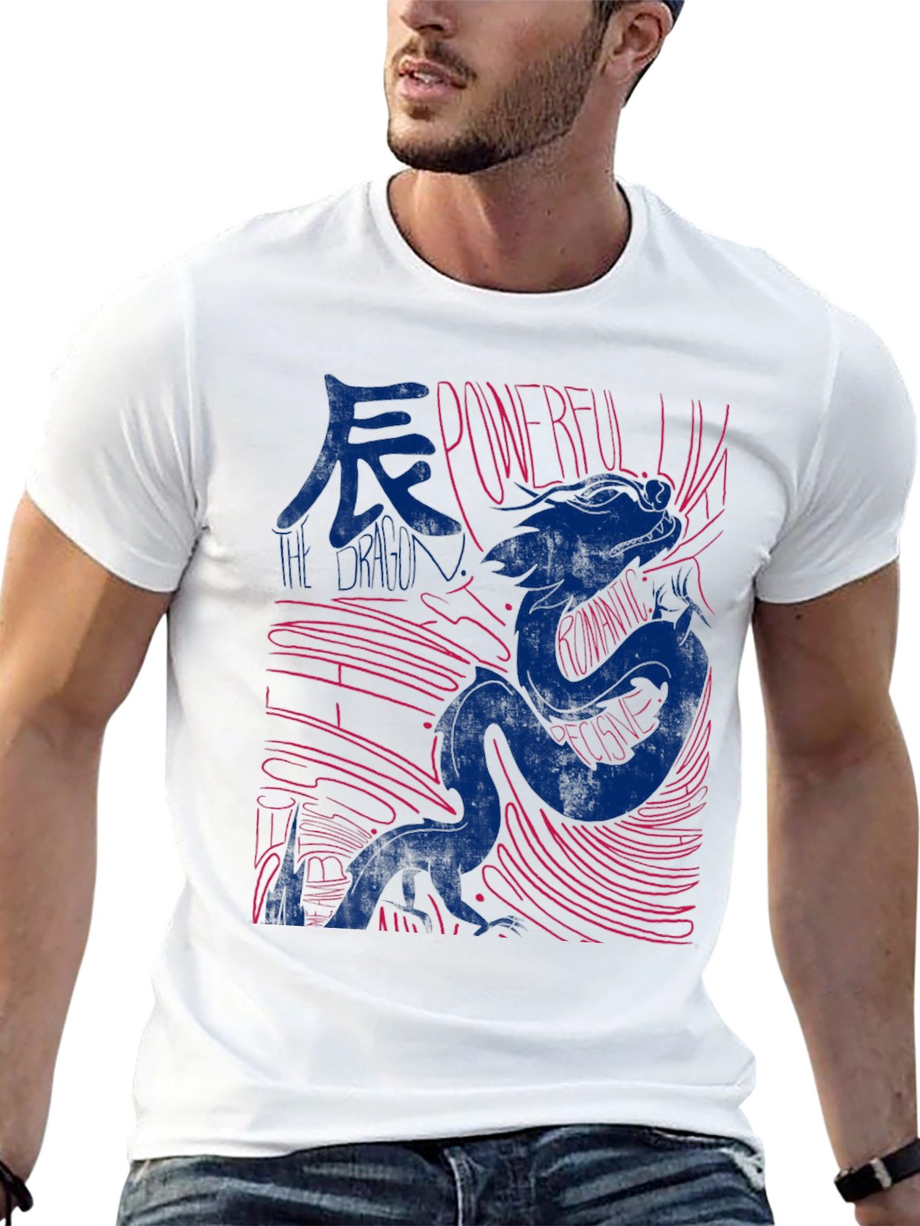 Dragon Graphic Print T-Shirt