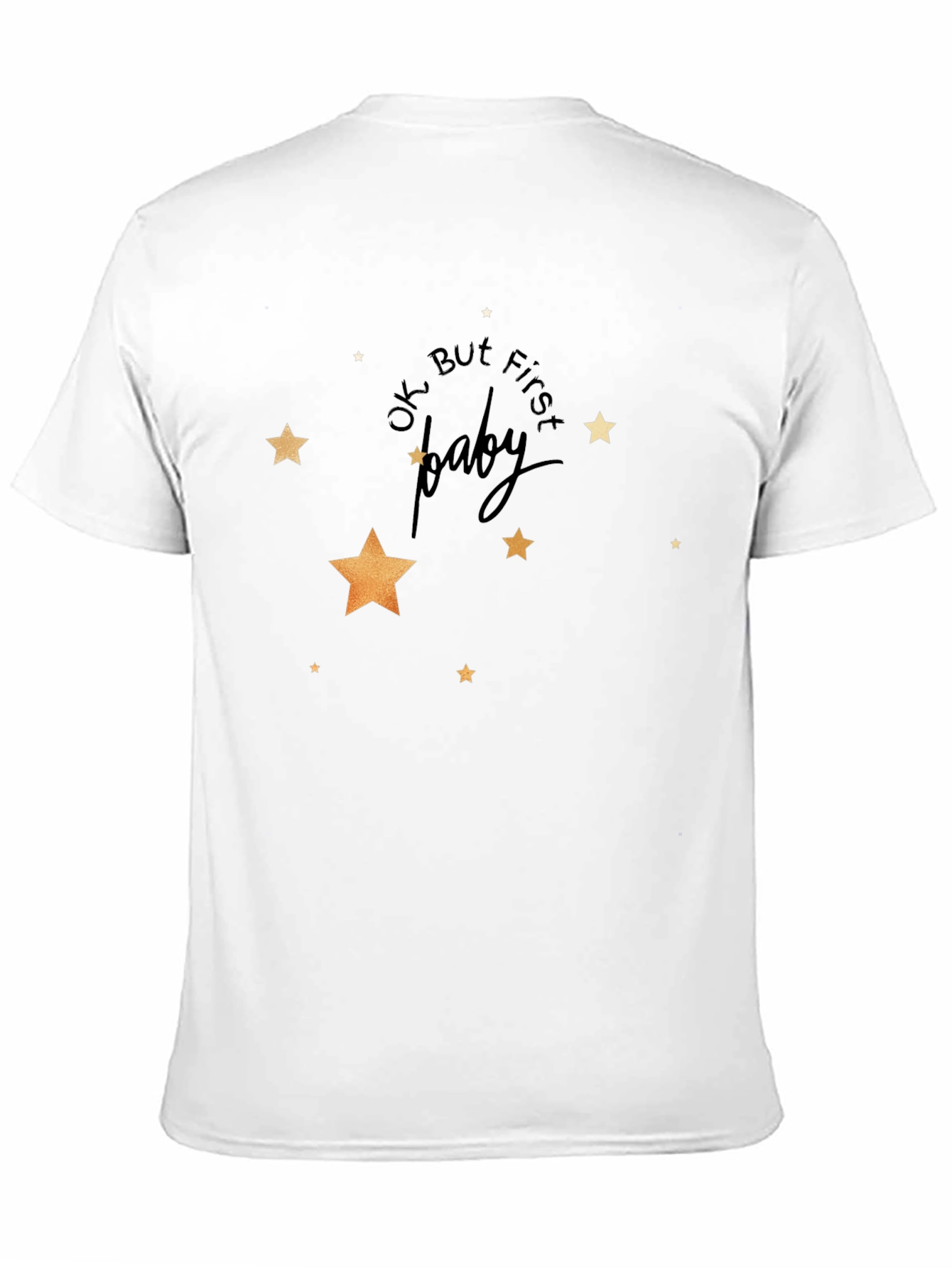 Trendy Ok But First Baby Graphic Tee