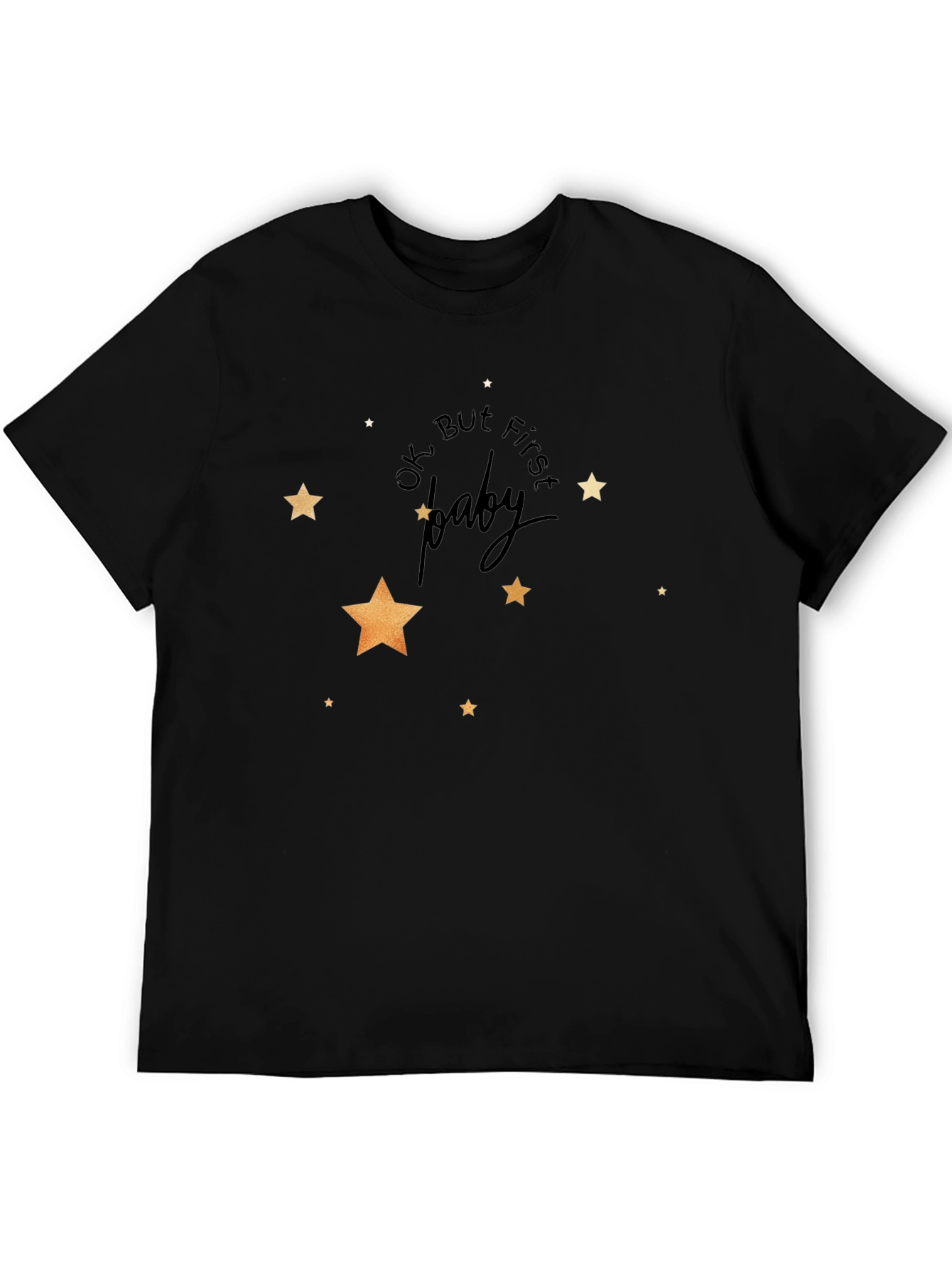 Trendy Ok But First Baby Graphic Tee