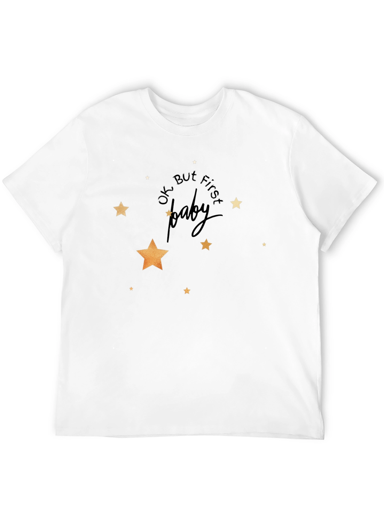Trendy Ok But First Baby Graphic Tee