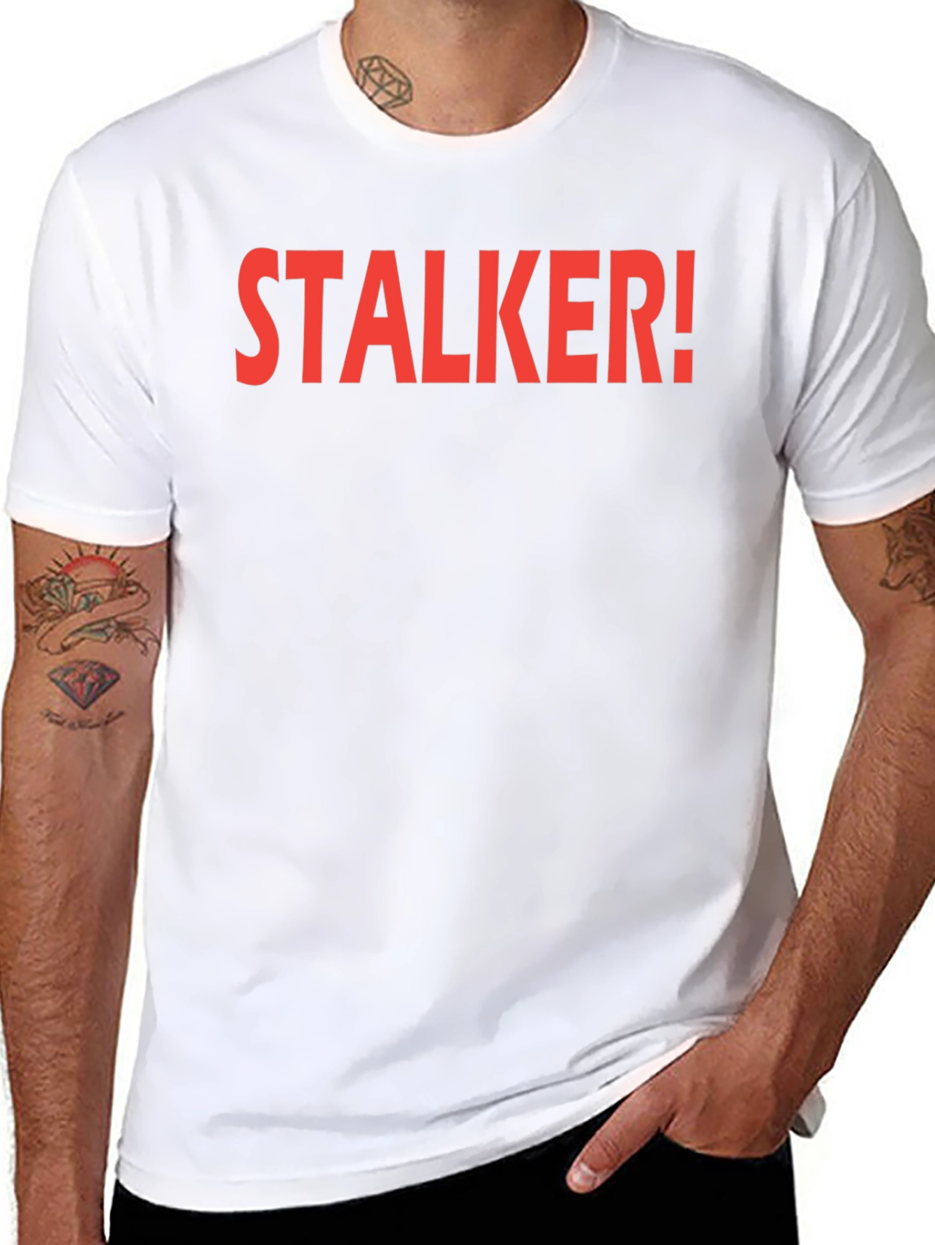 Stalker Graphic Tee - Bold Statement Shirt