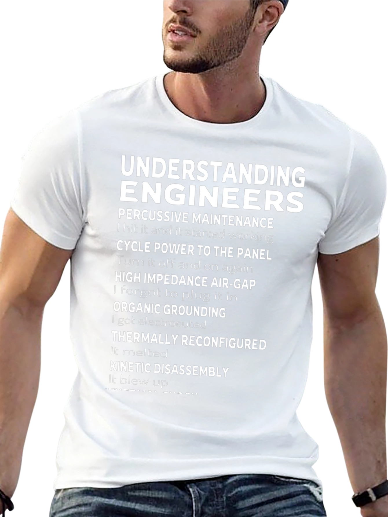 Understanding Engineers Black T-Shirt