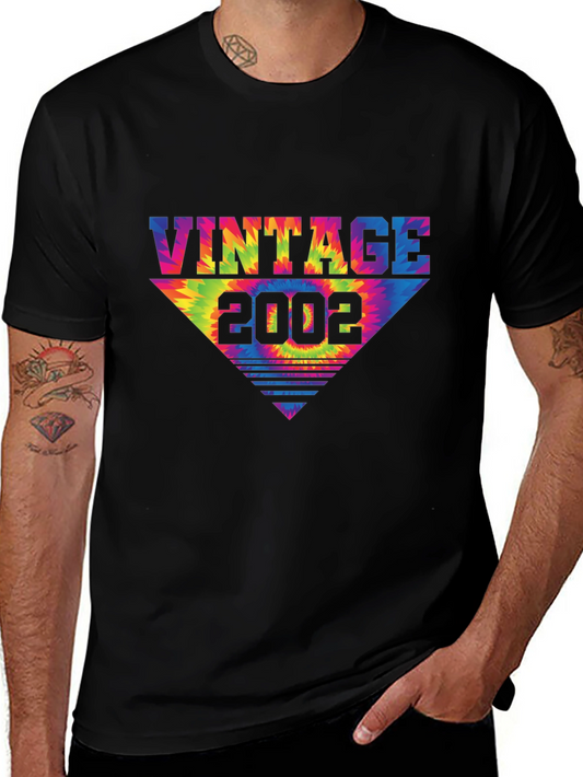 Vintage 2002 Tie-Dye Graphic T-Shirt