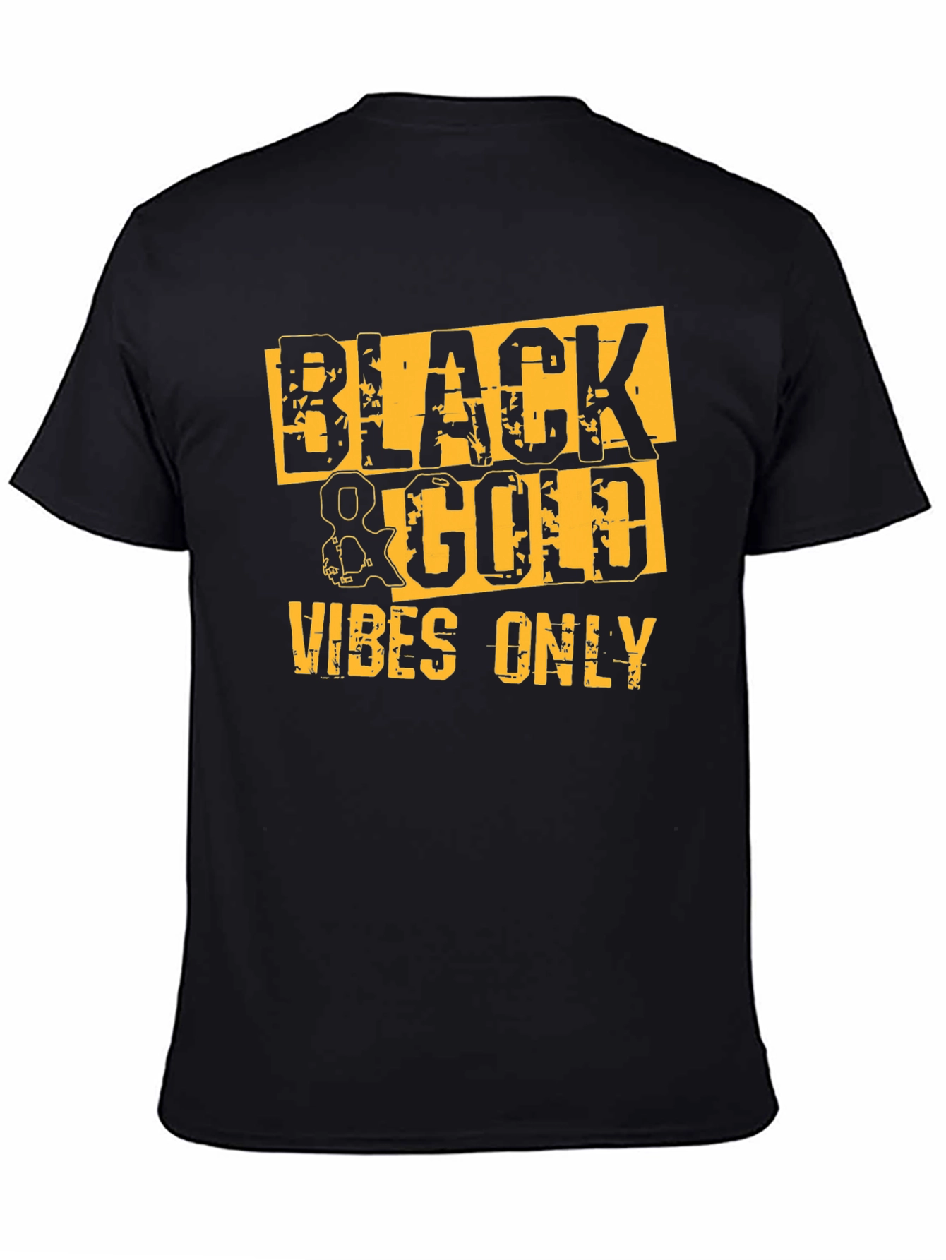 Black & Gold Vibes Only Graphic Tee