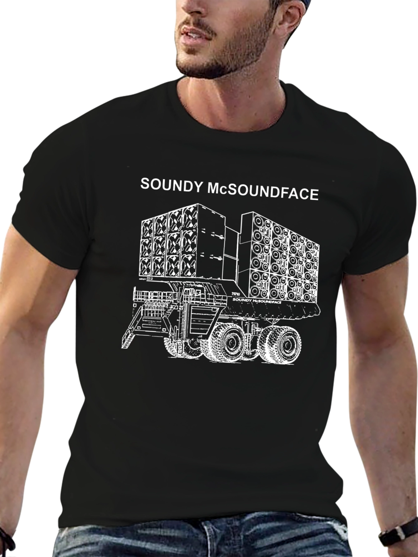 Soundy McSoundface Black T-Shirt