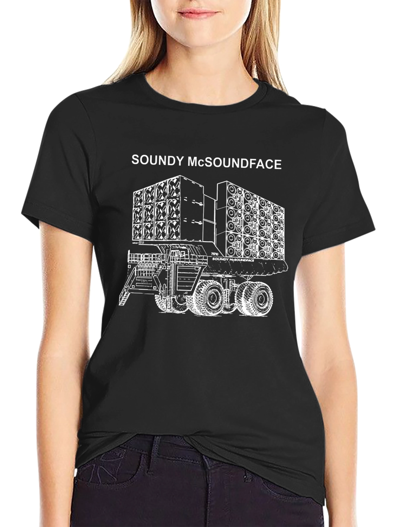 Soundy McSoundface Black T-Shirt