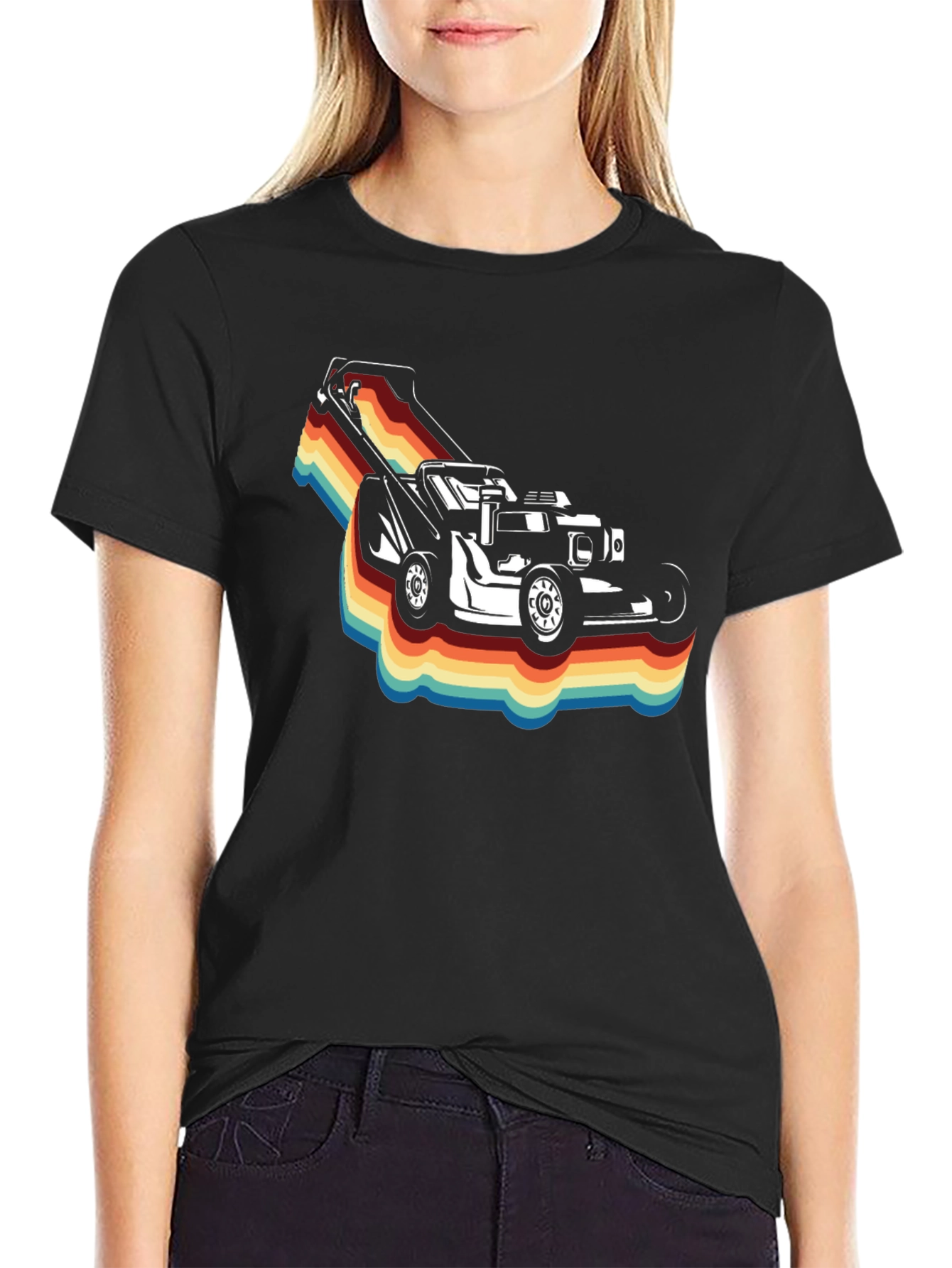Retro Lawn Mower Graphic Tee