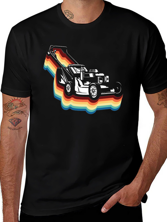 Retro Lawn Mower Graphic Tee