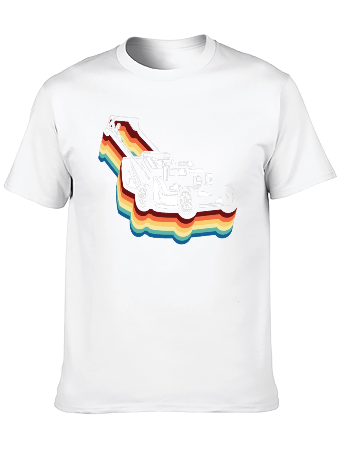 Retro Lawn Mower Graphic Tee