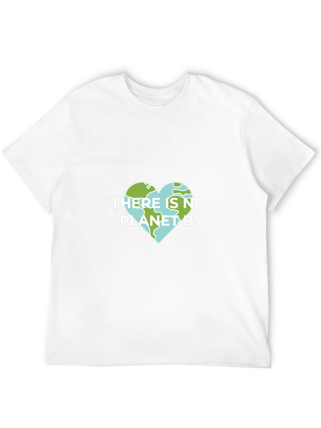 Planet B Earth Heart T-Shirt Save Environment Tee