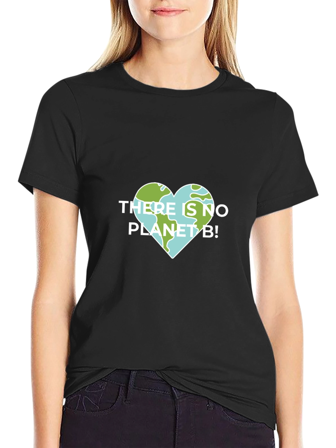 Planet B Earth Heart T-Shirt Save Environment Tee