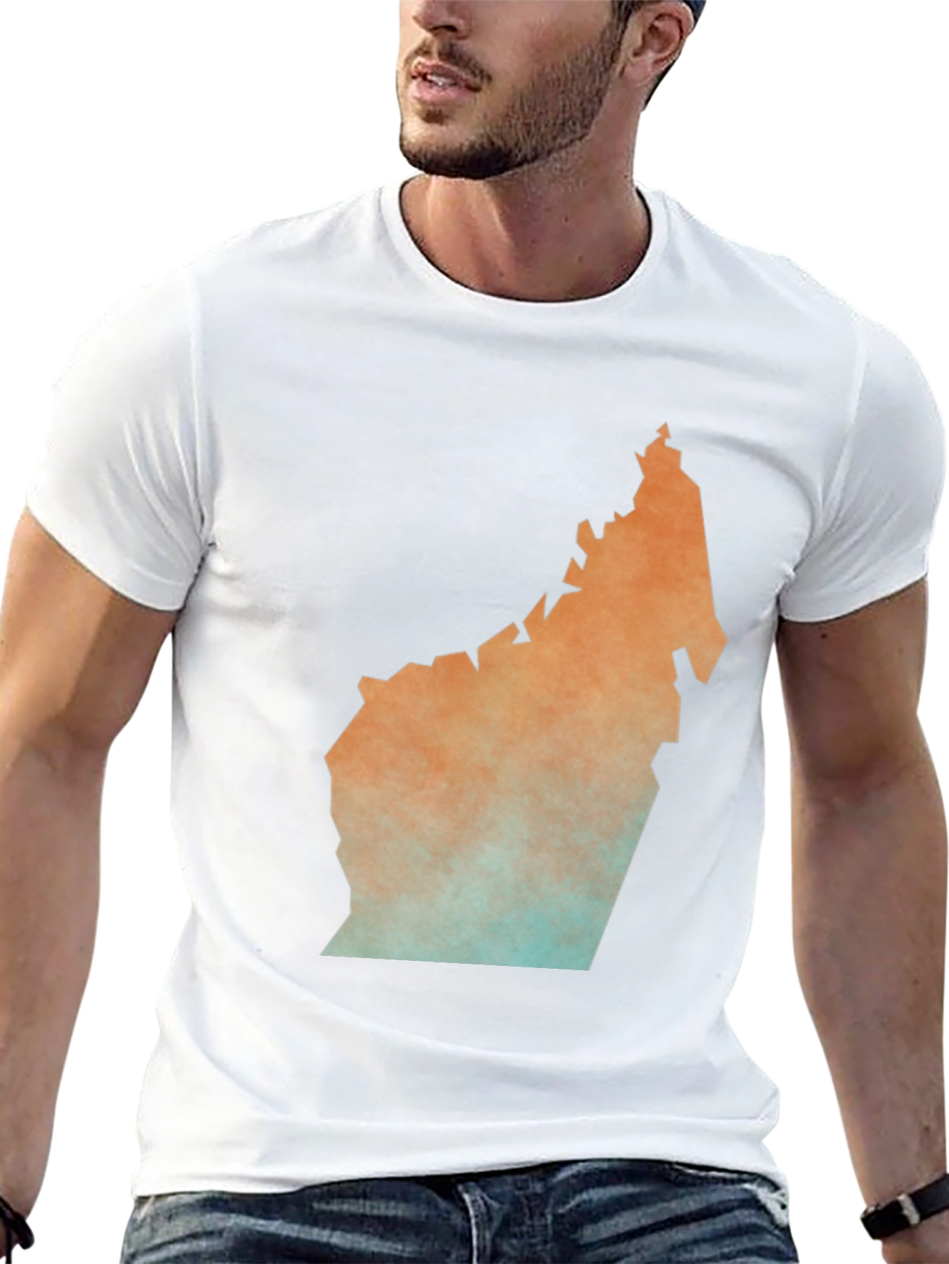 Unique Map Graphic Tee - Stylish Black T-Shirt