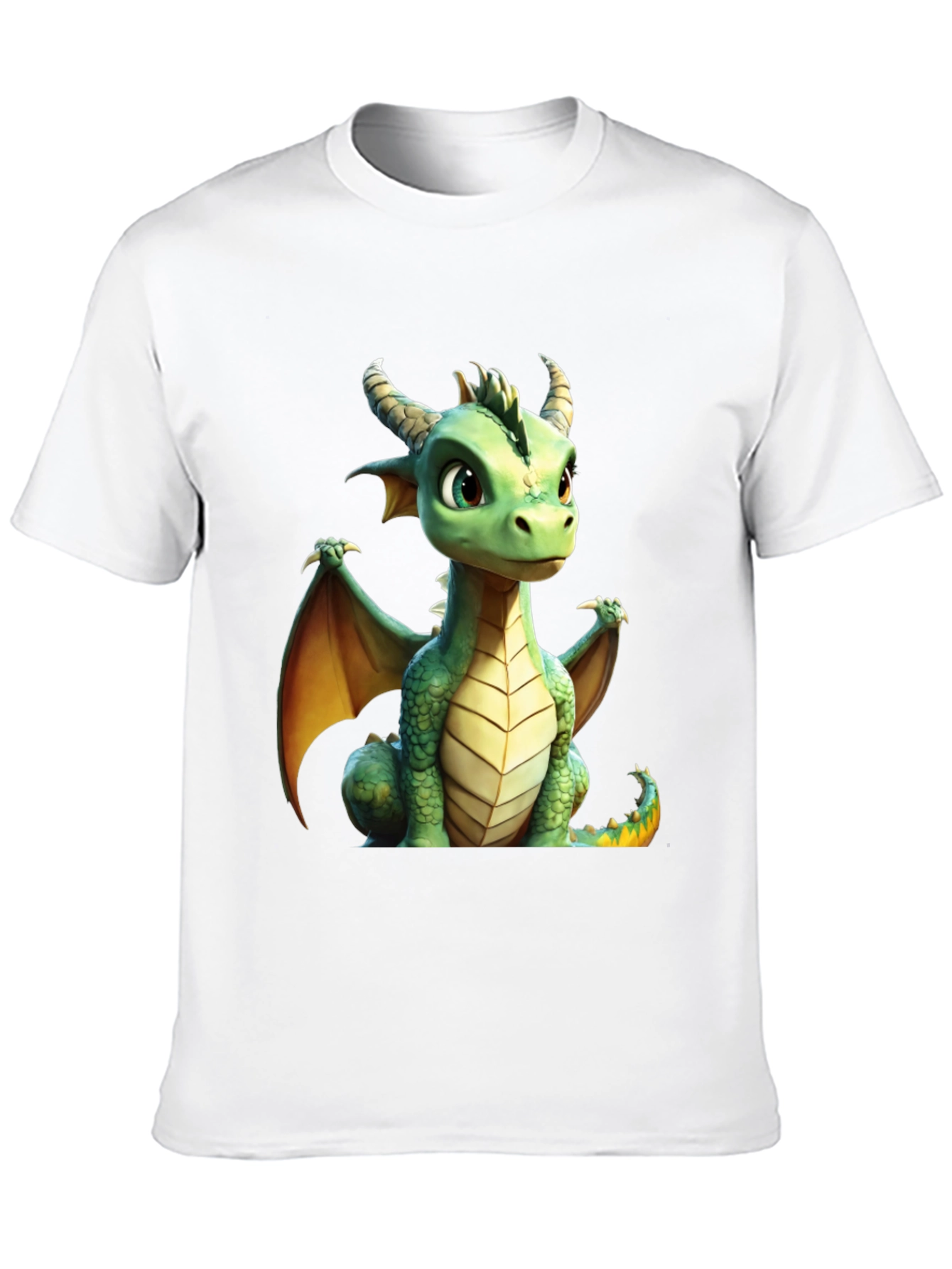 Cute Dragon Graphic Tee - Black T-Shirt
