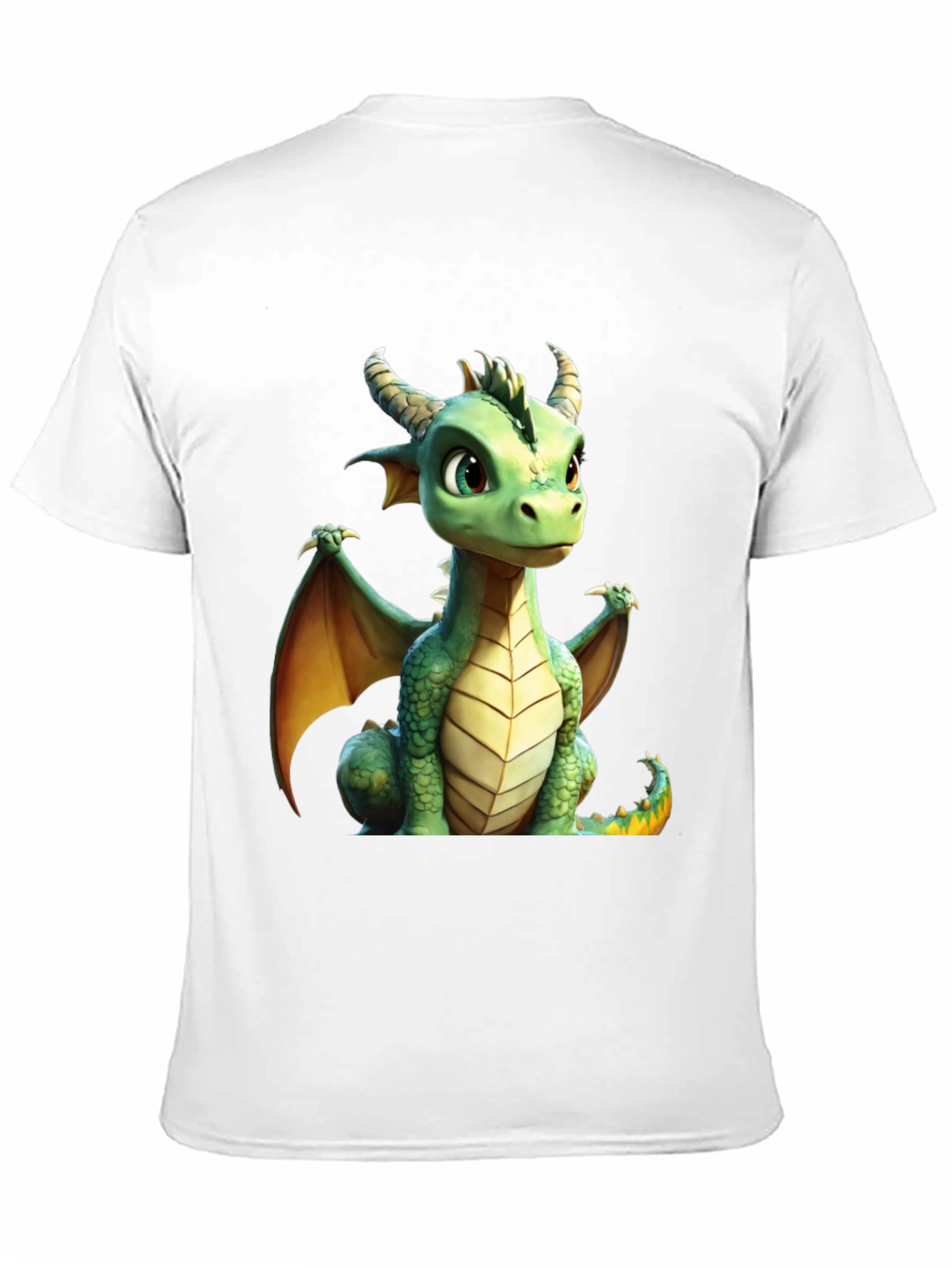 Cute Dragon Graphic Tee - Black T-Shirt