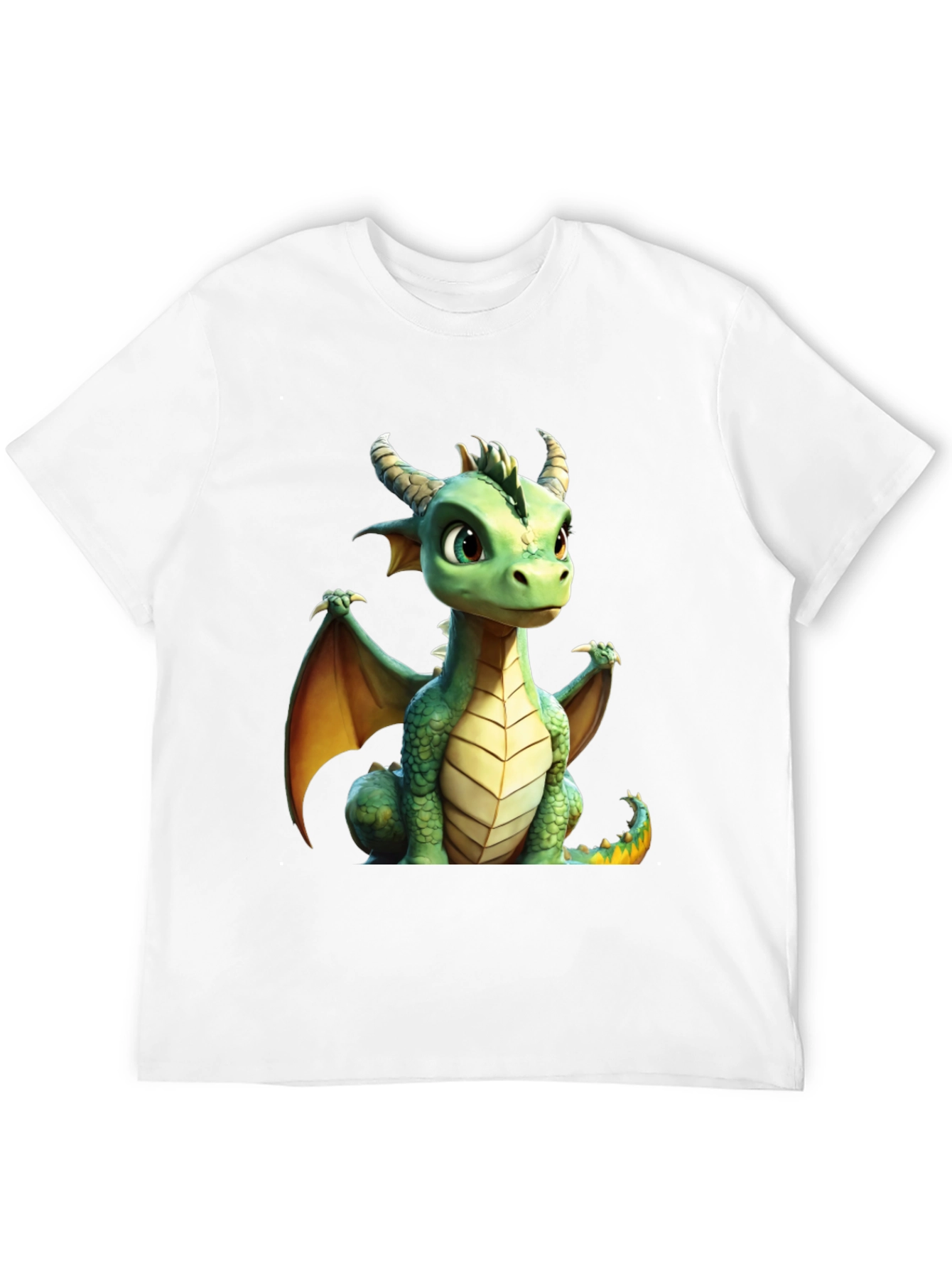 Cute Dragon Graphic Tee - Black T-Shirt