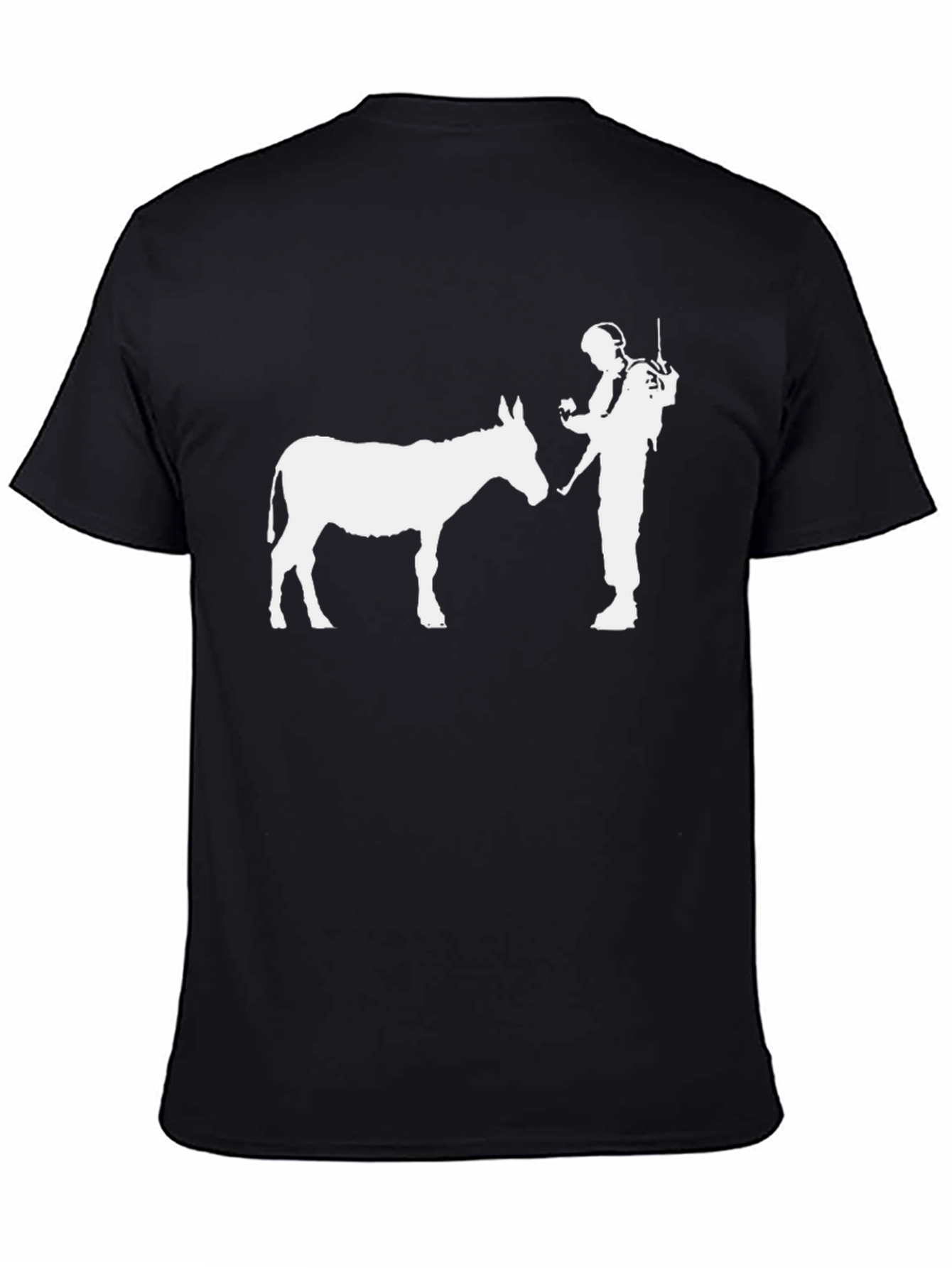 Humorous Graphic T-Shirt - Donkey & Soldier