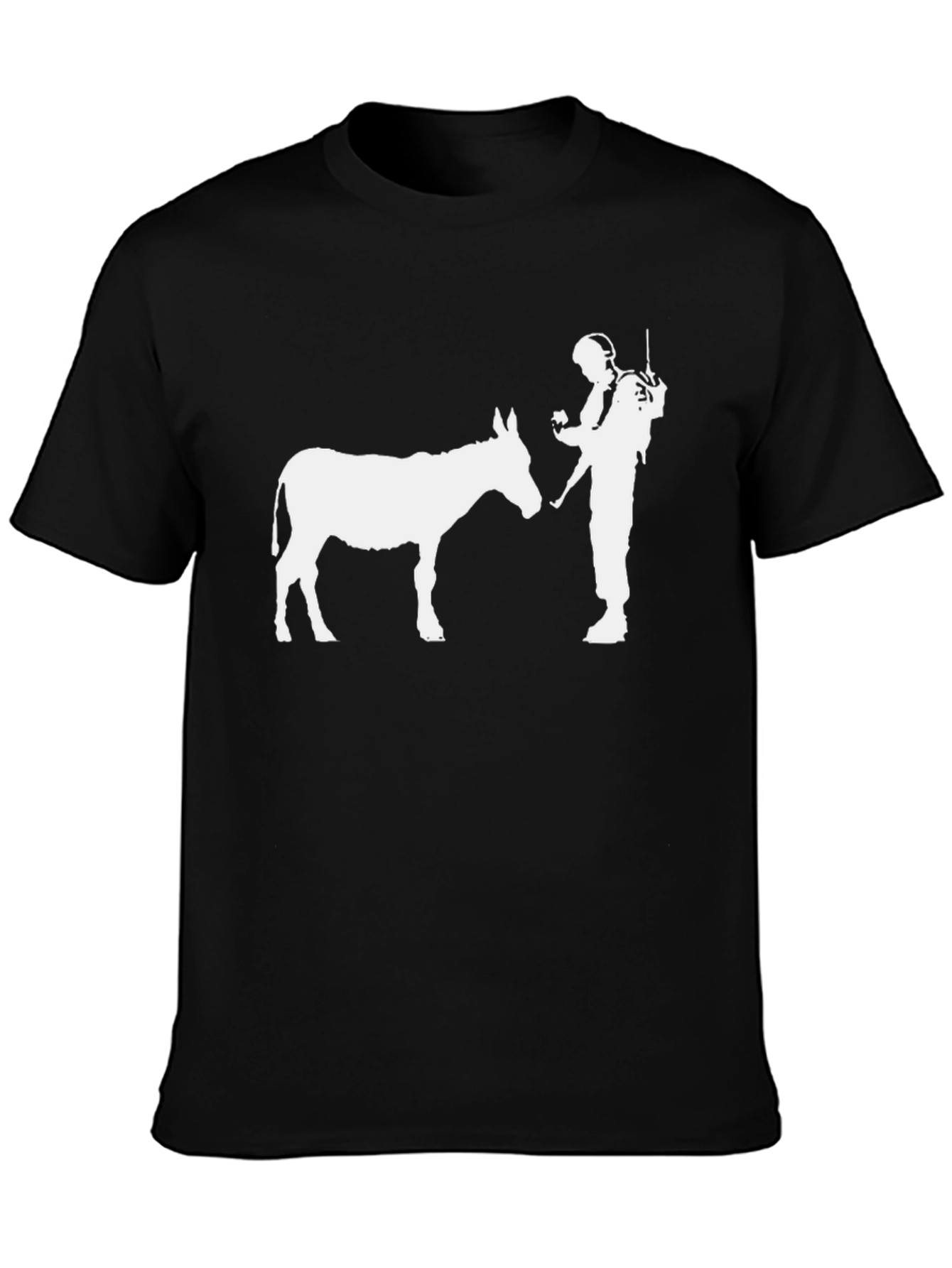 Humorous Graphic T-Shirt - Donkey & Soldier