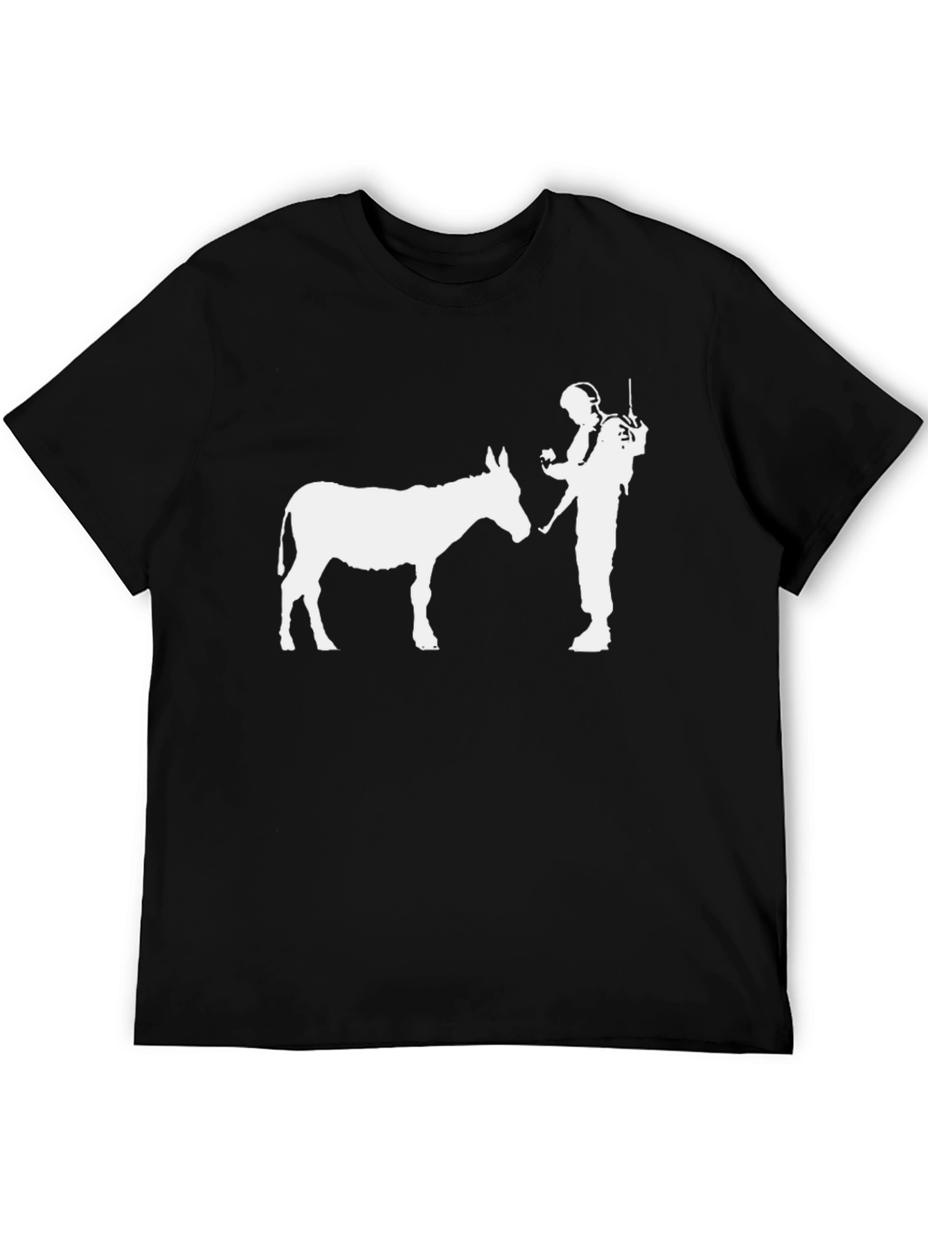 Humorous Graphic T-Shirt - Donkey & Soldier